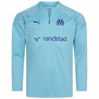 Olympique Marseille PUMA Training 1/4-Zip Kinder Sweatshirt 771918-21