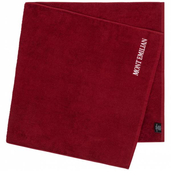 MONT EMILIAN &quot;Annecy&quot; Handdoek 100 x 50 cm rood