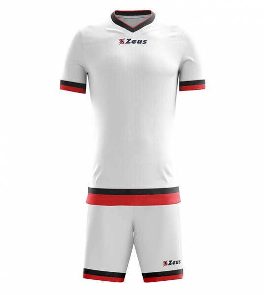Zeus Kit Magic Maglia da basket + Shorts bianco/rosso