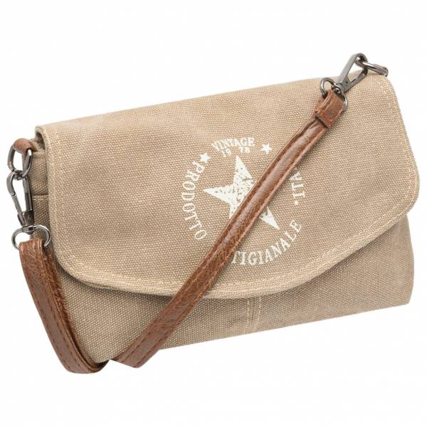 New Rebels Julia Canvas Clutch Camel 22 x 1 x 15 cm 41119921