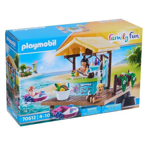 PLAYMOBIL® Paddle boat rental with juice bar 70612
