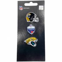 Jacksonville Jaguars NFL Pines metálicos Set de 3 BDNF3HELJJ