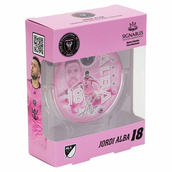 Inter Miami Jordi Alba #18 Balón de fútbol Artículo de coleccionista 14 cm 850056417303