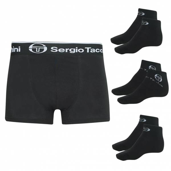 Sergio Tacchini Hombre Conjunto: Calzoncillos bóxer + 3 pares Calcetines cortos AA50049904