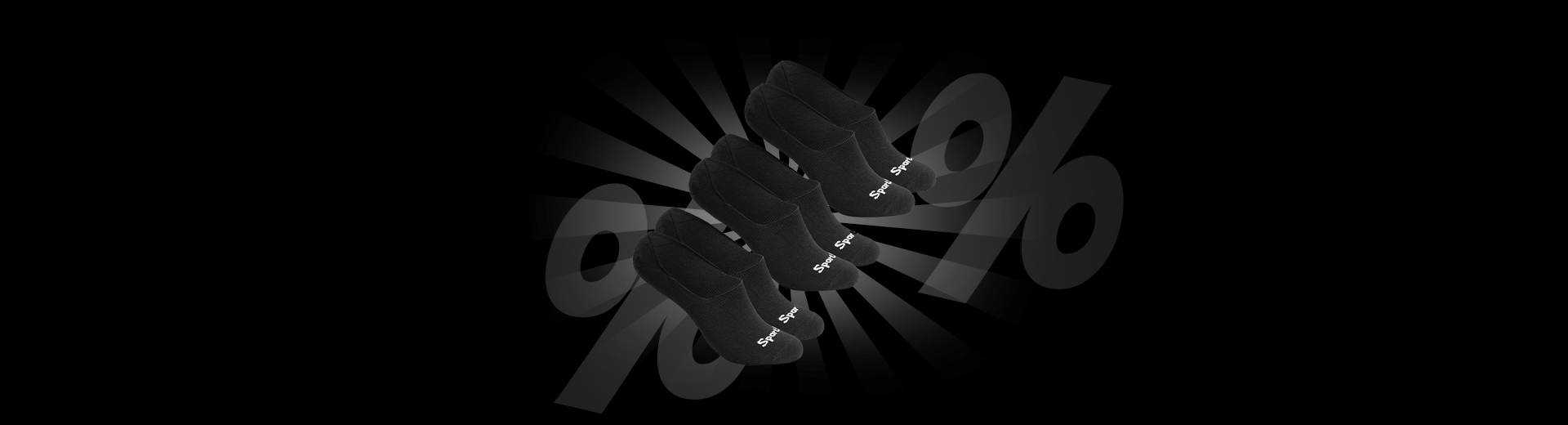 SportSpar 3 Pairs of Sneaker Socks only 0,88 €