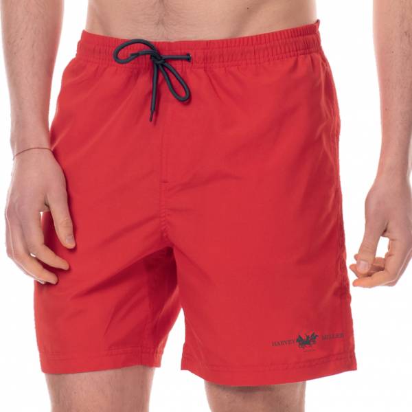 Harvey Miller Polo Club Herren Badeshorts HRM4507 Red