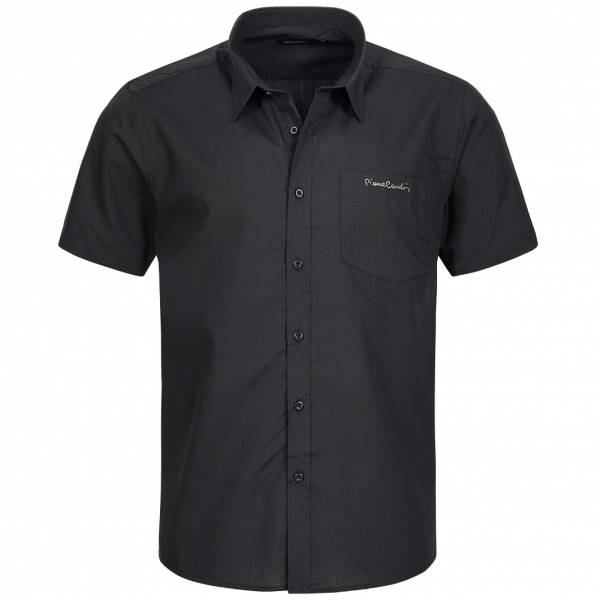 Chemise à manches courtes Homme Pierre Cardin noire