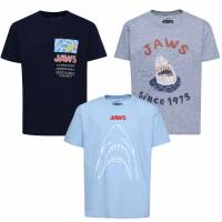 De grote witte haai JAWS No Swimming Kinderen T-shirt 3-pak UNBPK113MUL