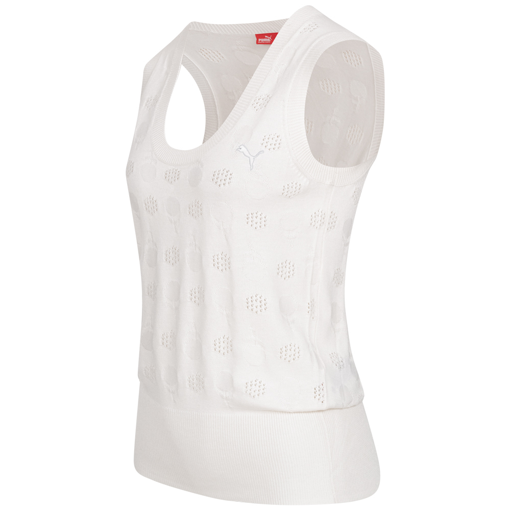 PUMA Knit Women Golf Sleeveless Sweater 54814302