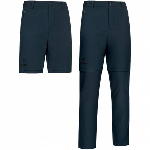 KIRKJUBØUR® Zip-Off Hommes 2-en-1 Pantalon de randonnée et de trekking marine