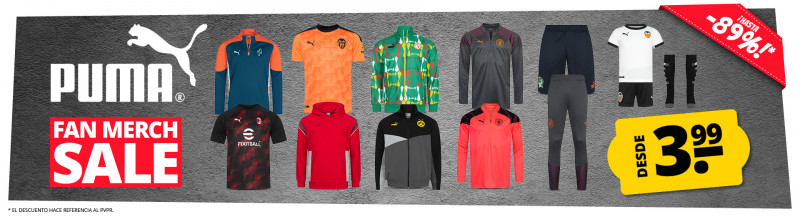 PUMA Rebajas de artículos para aficionados desde 3,99 €