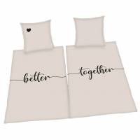 Better together Partner 2x Bedlinen Set 135 x 200 cm + 80 x 80 cm 4459258250
