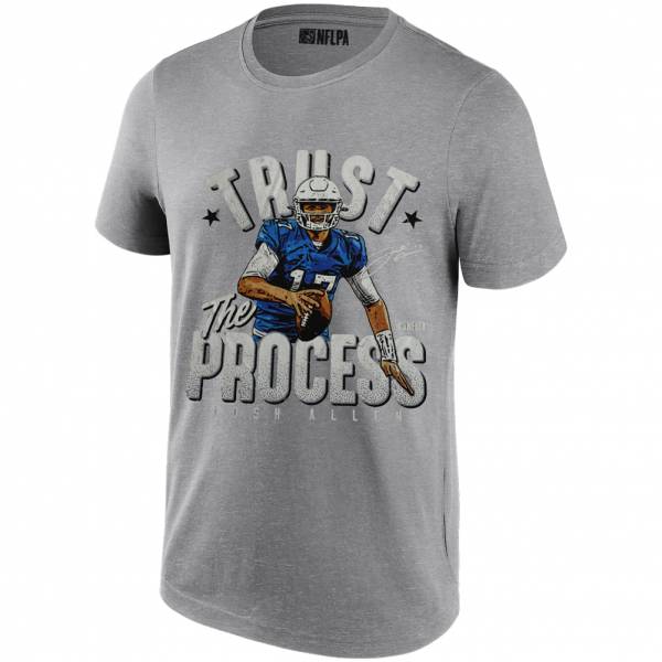 Josh Allen Trust The Process Buffalo Bills NFL Mężczyźni T-shirt NFLTS06MG