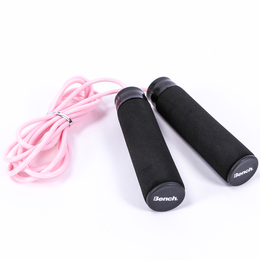 Bench Skipping rope with weights pink LS3124PINK