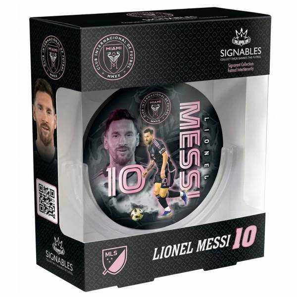 Inter Miami Lionel Messi #10 Balón de fútbol Artículo de coleccionista 14 cm 850056417457