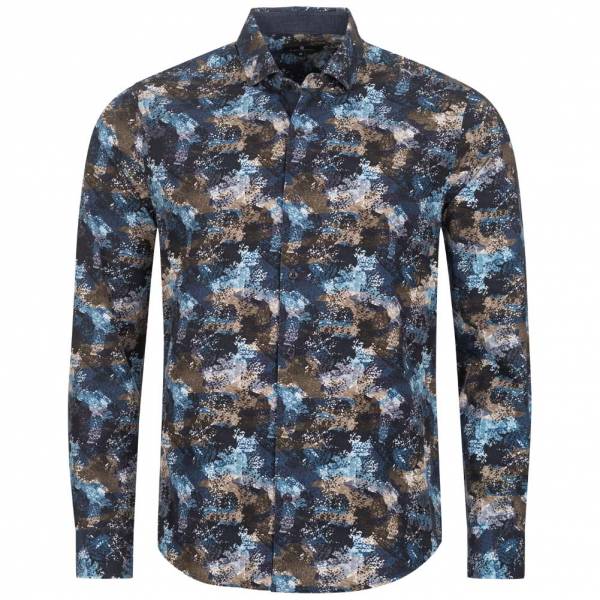 BORIS BECKER "Budapest" Langarm Hemd 21WBBMSHT00010-NAVY