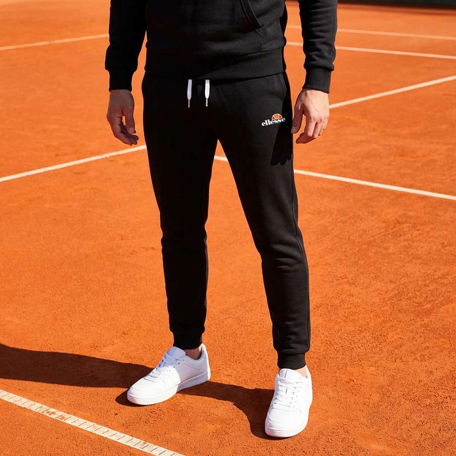 ellesse Karneid Sweat Pants Men Jogging Pants SOP23858-Black