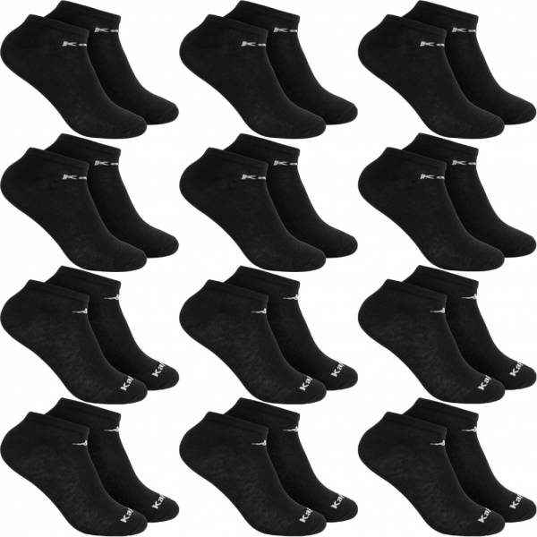 Kappa Socquettes 12 paires 36125MW Noir