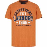 Tokyo Laundry Edit Herren T-Shirt 1C18218 Orange Grindle