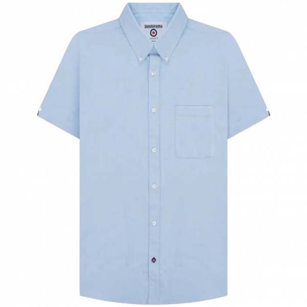 Lambretta Oxford Uomo Camicia a maniche corte RWIS1459-SKY