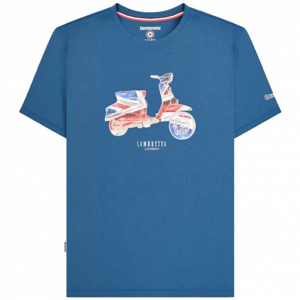 Lambretta Scooter Flag Tee Herren T-Shirt SS1208-DK BLUE