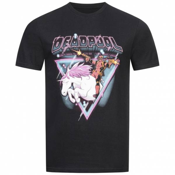 Deadpool Marvel Comics Unicorn Uomo T-shirt FCMTS058BLK