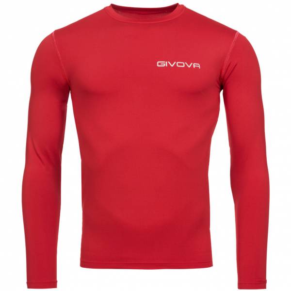 Givova Haut base-layer Corpus 3 Haut de sport rouge