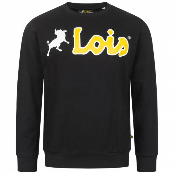 Lois Jeans Big Logo Herren Sweatshirt 3E-LSSRNM-BL-Black