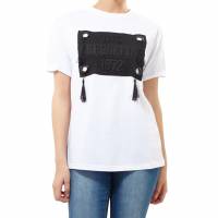 BRAVE SOUL Tassel Damen T-Shirt LTS-272TASSEL WHITE