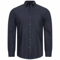 BEN SHERMAN Oxford Mężczyźni Koszula z długim rękawem 0076260-CIEMNY GRANATOWY