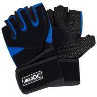 JELEX Power Premium gevoerde trainingshandschoenen zwart-blauw