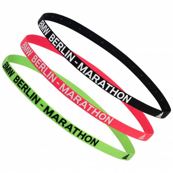 adidas BMW BERLIN Marathon Headbands Pack of 3 GL0515