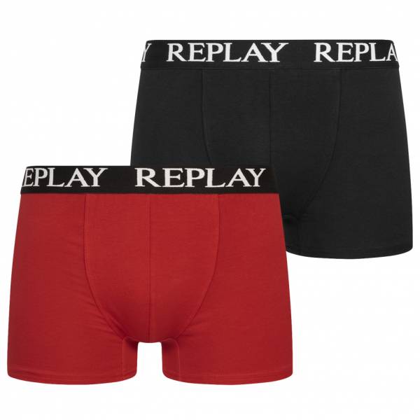 REPLAY Trunk Boxer Hombre Calzoncillos bóxer Pack de 2 101005-N093