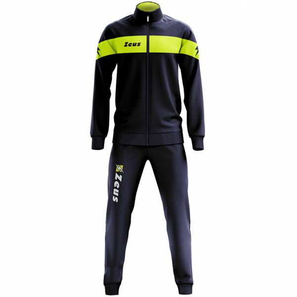 Zeus Tuta Apollo Uomo Completo sportivo Navy neon giallo