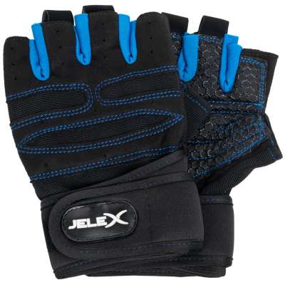 JELEX Power Premium Guanti imbottiti per l'allenamento nero-blu