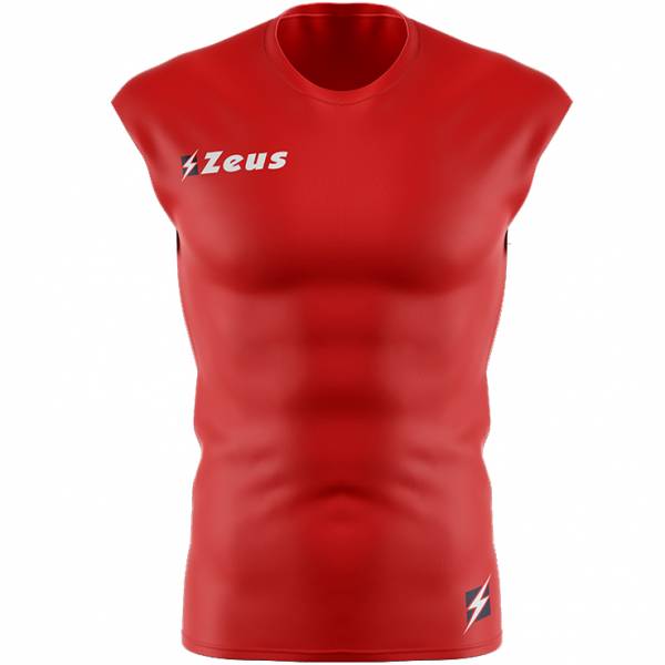 Zeus Fisiko Camiseta interior Camiseta funcional sin mangas rojo Zeus