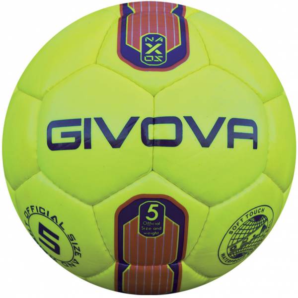 Givova Ballon de foot Naxos jaune fluo / orange