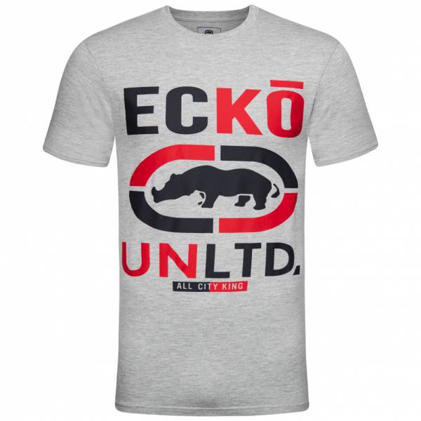 Ecko Unltd. Brands Hatch Herren T-Shirt ESK04300 Black Grey Marl