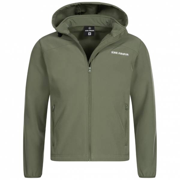 KIRKJUBØUR® "Hestur" Men SOFTSHELL jacket 10,000 mm hydrostatic head green