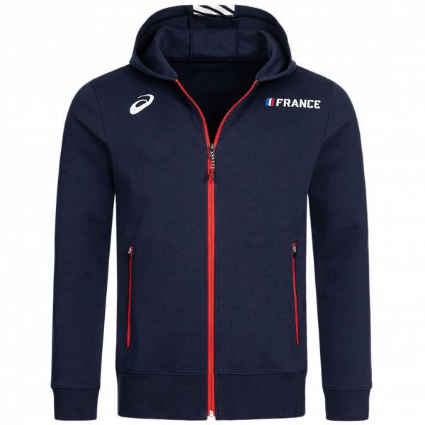 Frankreich ASICS Leichtathletik Herren Kapuzen Sweatjacke A17A50-52FR