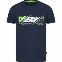 DNM Dissident Fractured Herren T-Shirt 1C18145 Sky Captain Navy
