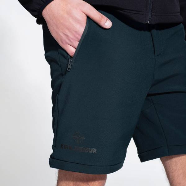 KIRKJUBØUR® Zip-Off Heren 2-in-1 Wandel en trekking broek marineblauw