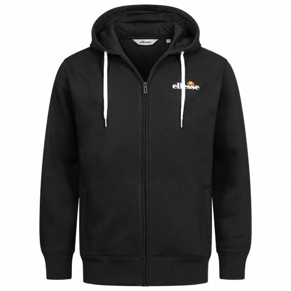 ellesse Klemerio Full Zip Heren Hooded Sweatjas SOP23857-Zwart
