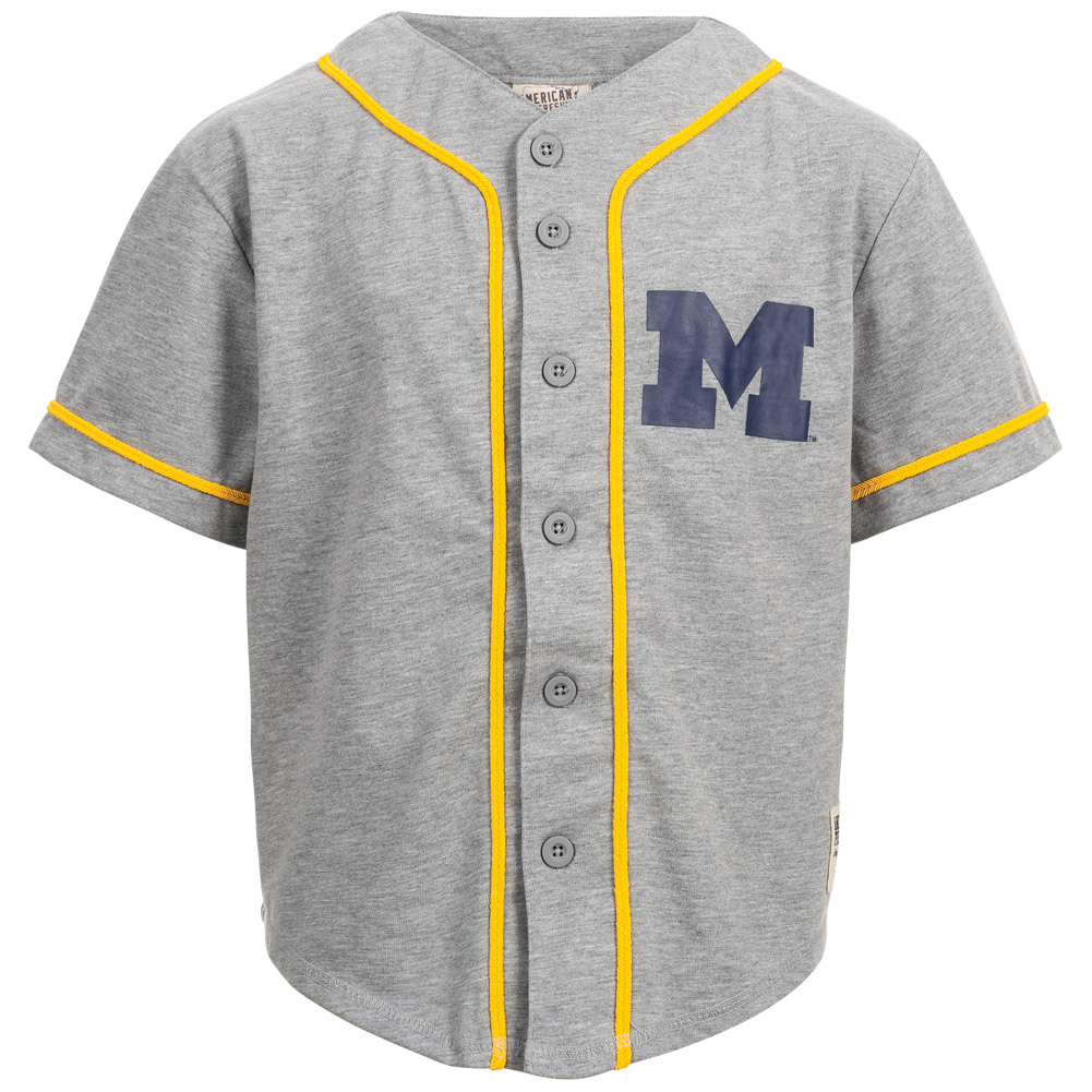 Michigan American Freshman College Style Kinder Baseball Shirt  AJD00392 neu