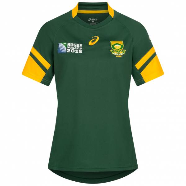 Sudafrica Springboks ASICS Rugby Donna Maglia per il gioco in casa 126311SR-4100