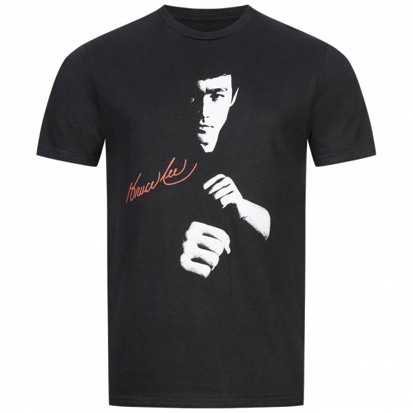 BRUCE LEE Signature Mężczyźni T-shirt TRMTS007BLK
