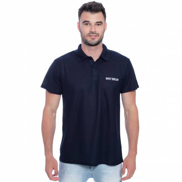 MONT EMILIAN &quot;Caen&quot; Herren Basic Polo-Shirt navy