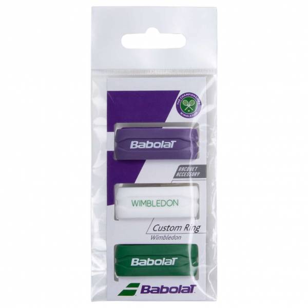 Babolat Custom Ring X3 Wimbledon Elastico ferma grip da tennis 710028134