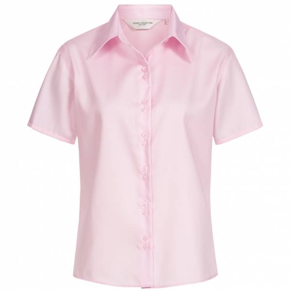 RUSSELL Short Sleeve Ultimate Non-iron Femmes Chemisier 0R957F0-Classique-Rose