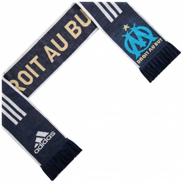 Sciarpa adidas a 3 strisce Olympique Marsiglia B41418